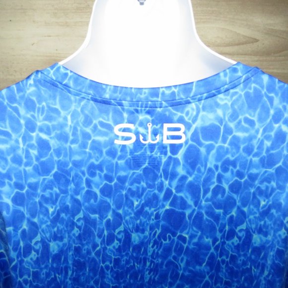 Silver Bait* Men's Long Sleeve Thumb Hole Crew Neck Curved Hem Tee Shirt~Size 2X - Picture 5 of 13